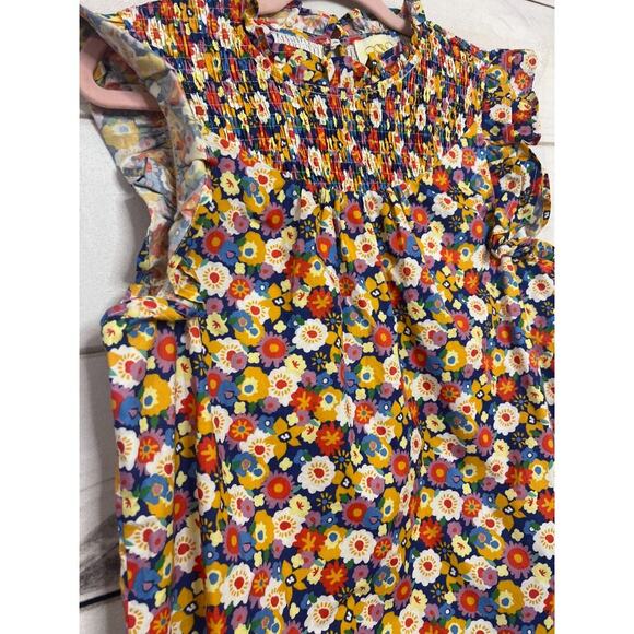 SSYS Top Size Small Multi Color Floral Print Ruffles - Picture 6 of 6